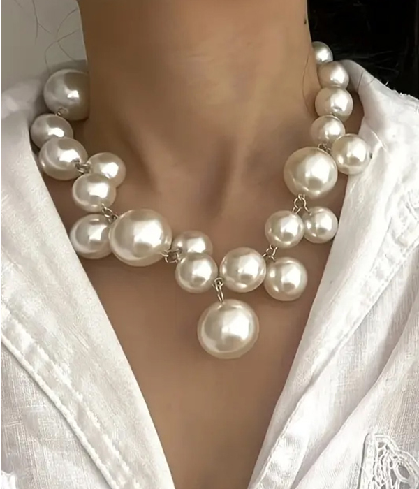 MULTI PEARL MIX NECKLACE