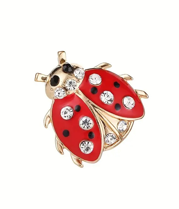 Ladybug brooch