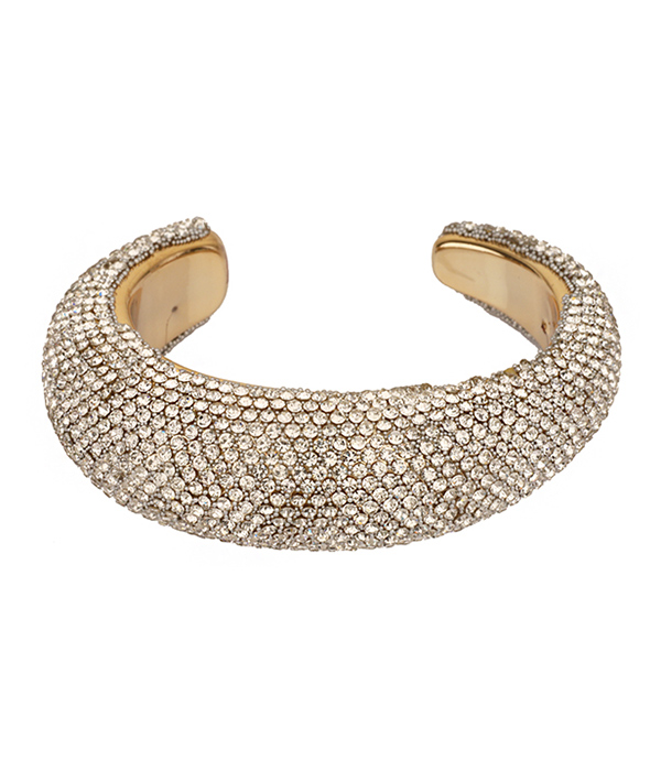 Chunky rhinestone bangle braclelet