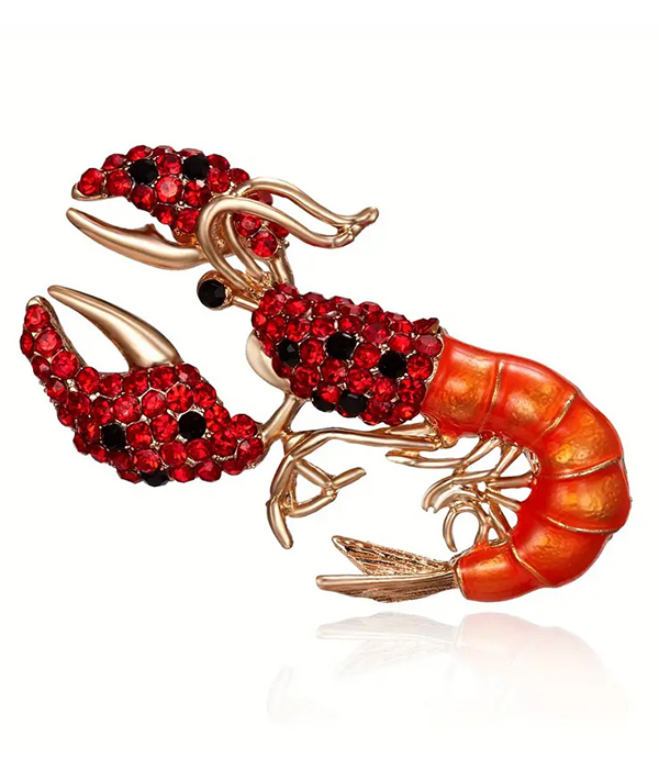 Lobster brooch