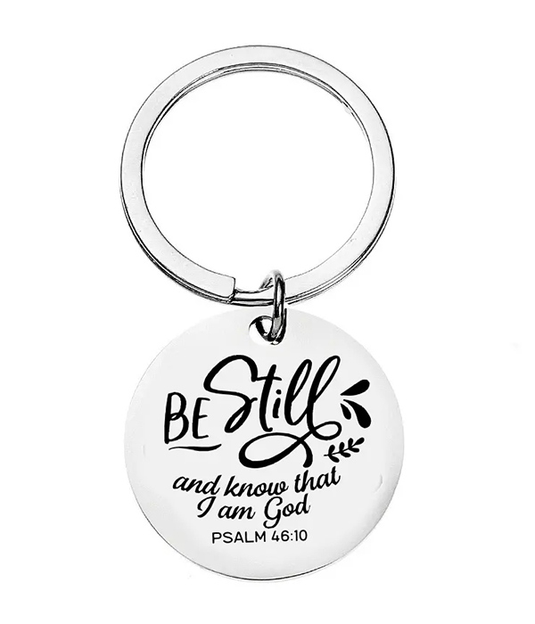 Religious inspiration keychain