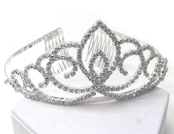 Prom or bridesmaid rhinestone tiara