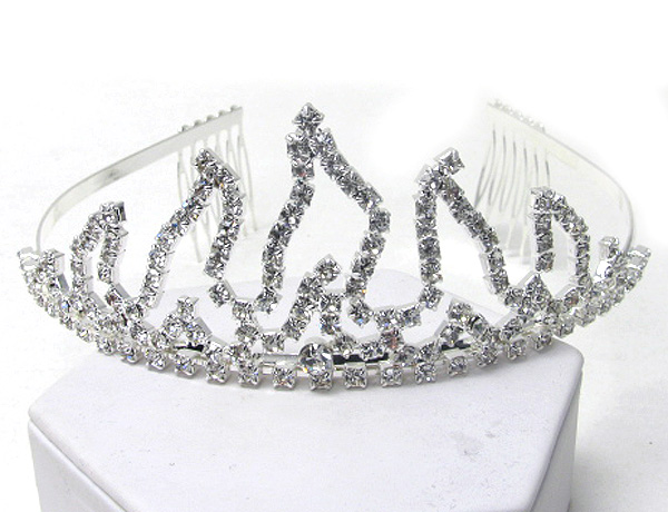 Prom or bridesmaid rhinestone tiara