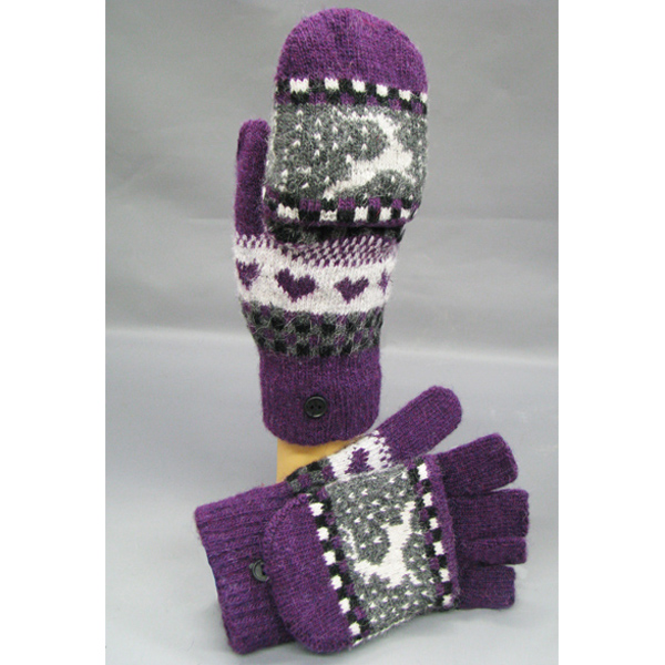 Raindeer pop top glove