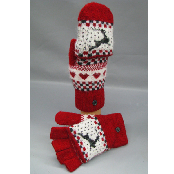 Raindeer pop top glove