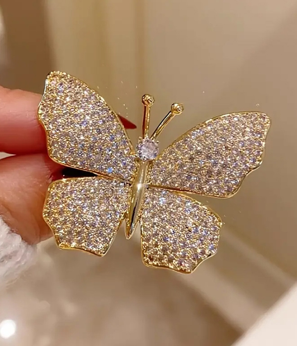 Butterfly brooch