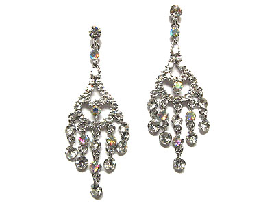 Genuine austrian crystal chandelier earring