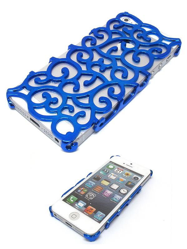 Filigree cut out pateren theme on hard case for cell phone case - hard case for iphone 5