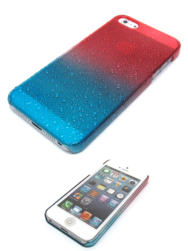 Water rian drop theme hard case for cell phone case - hard case for iphone 5