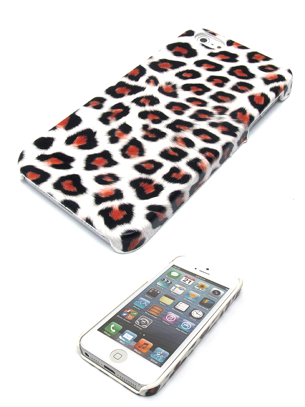 Leopard theme and hard case for cell phone case - hard case for iphone 5