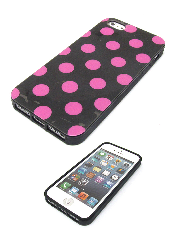 Doted theme and hard case for cell phone case - hard case for iphone 5