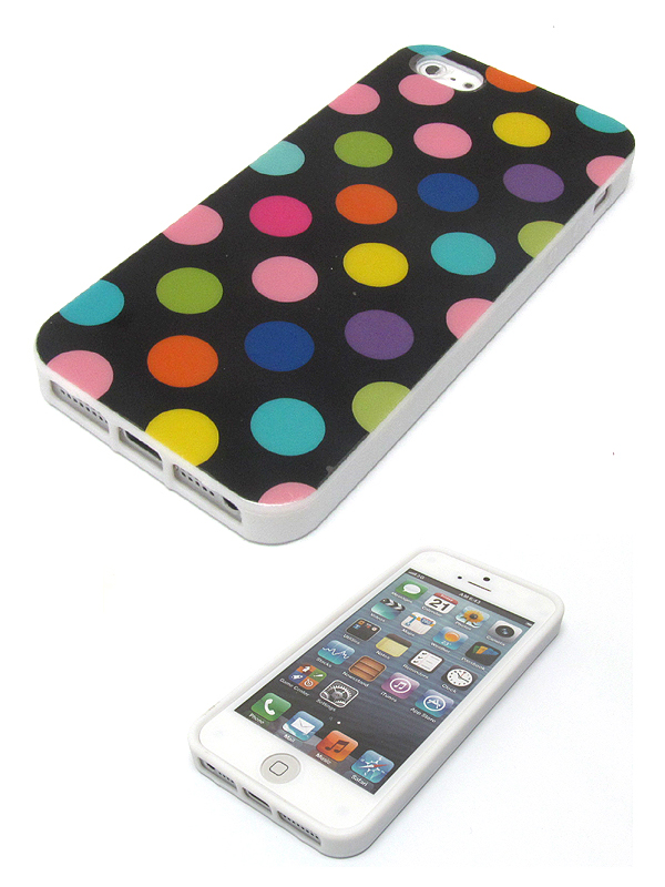 Doted theme and hard case for cell phone case - hard case for iphone 5