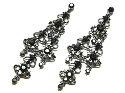 Austrian crystal chandelier earring