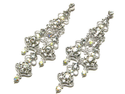 Austrian crystal chandelier earring