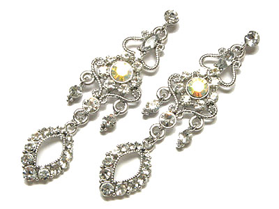 Austrian crystal chandelier earring