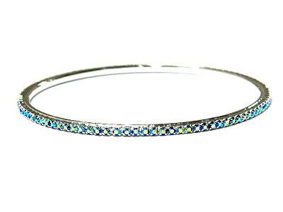 Crystal round bangle