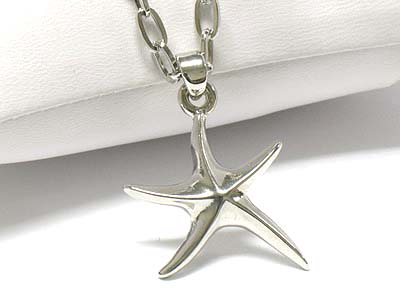 Made in korea whitegold plating designer inspired starfish necklace