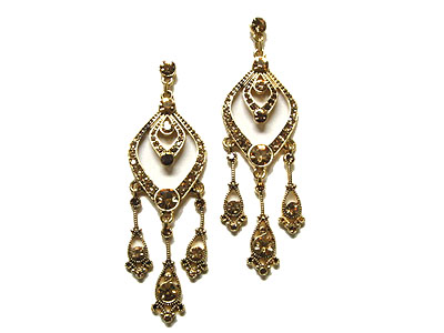 Genuine austrian crystal chandelier earring