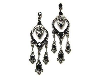 Genuine austrian crystal chandelier earring