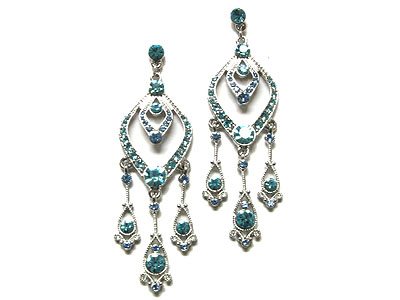 Genuine austrian crystal chandelier earring