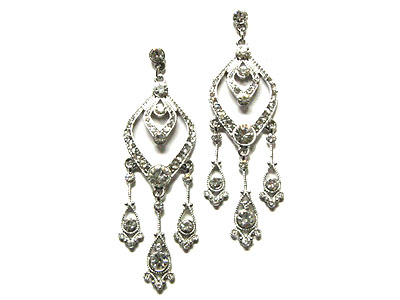 Genuine austrian crystal chandelier earring