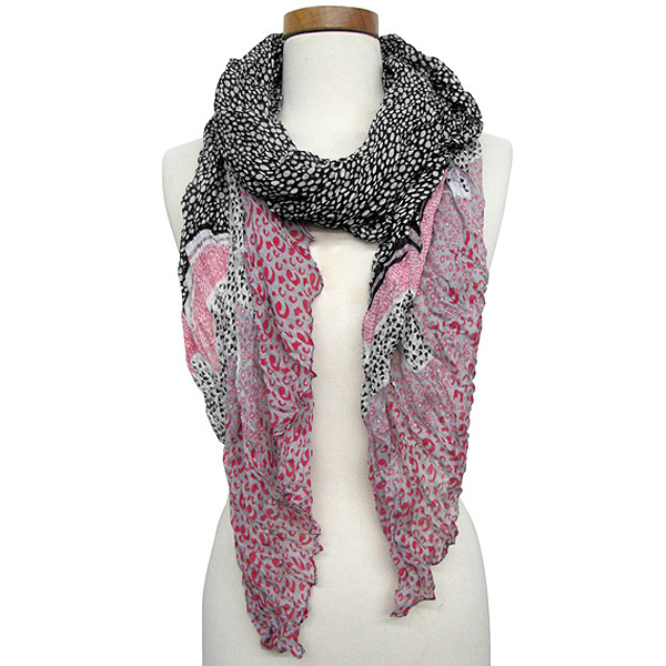 100% polyester bohemian dots spring fashion scarf