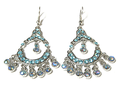 Crystal chandelier earring