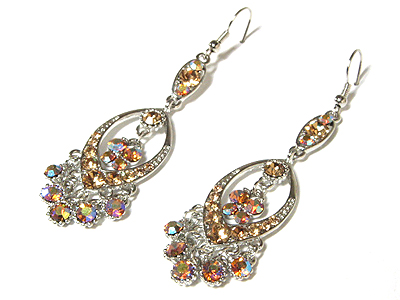 Crystal chandelier earring