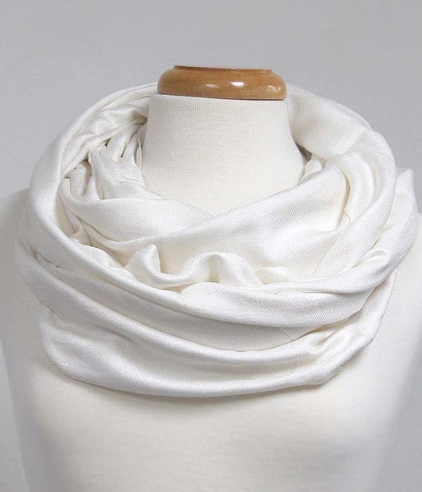 Plain pashimina infinity scarf