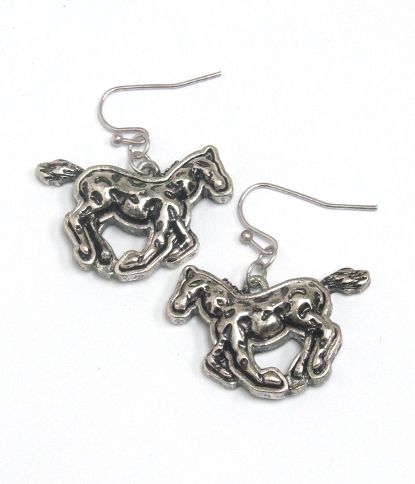 Handmade horse earring