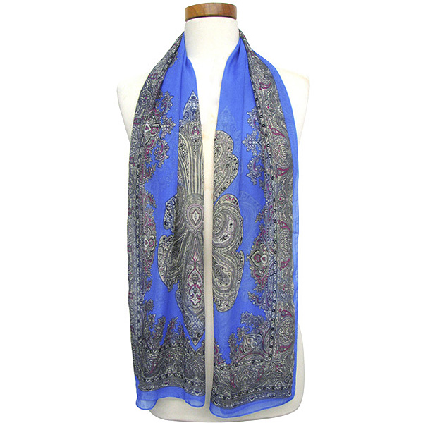 100% polyester modern baroque scarf