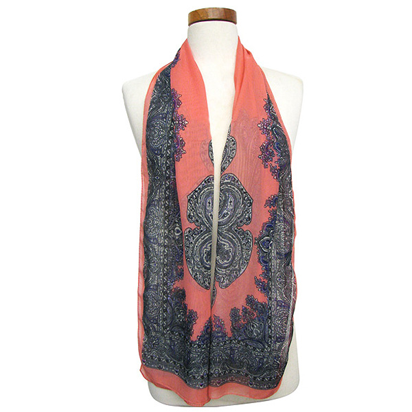 100% polyester modern baroque scarf