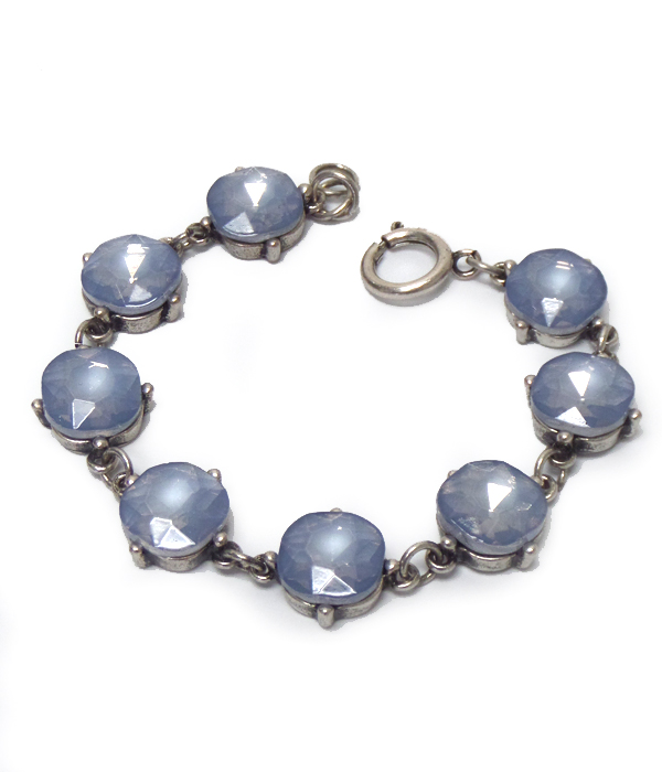 Catherine popesco inspired crystal link bracelet