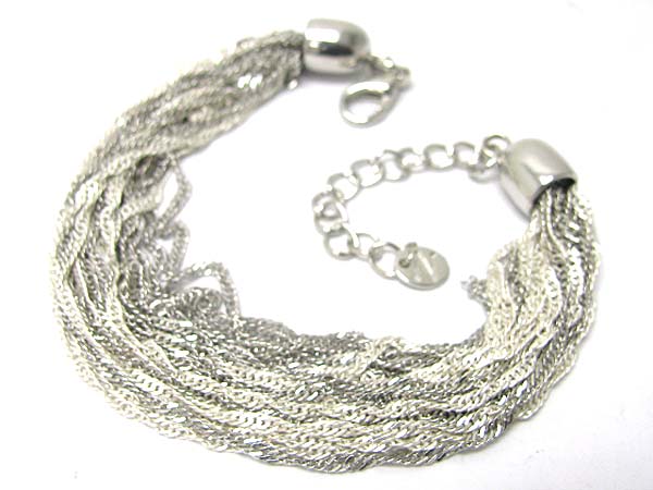 Multi metla chain link bracelet