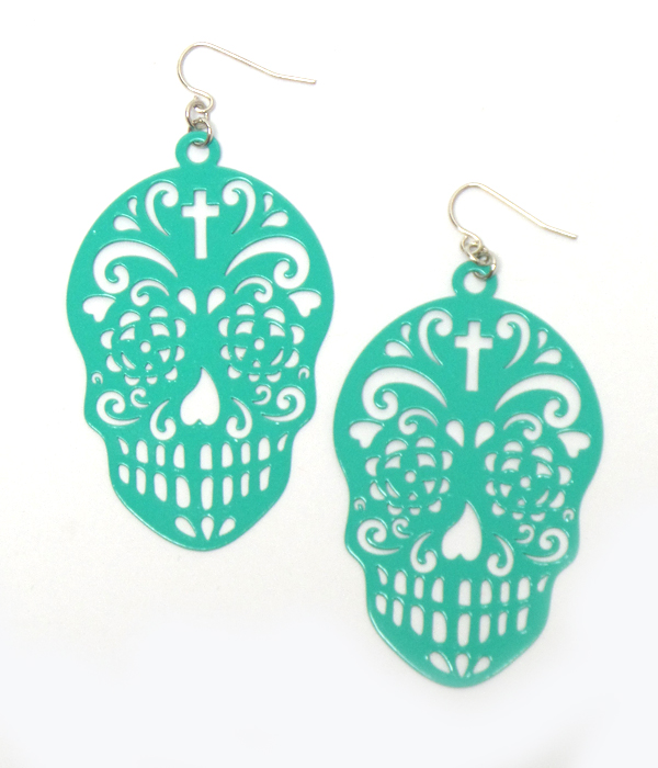 Sugar skull earrings