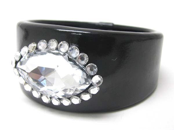 Acrylic stone  stud acryl bangle