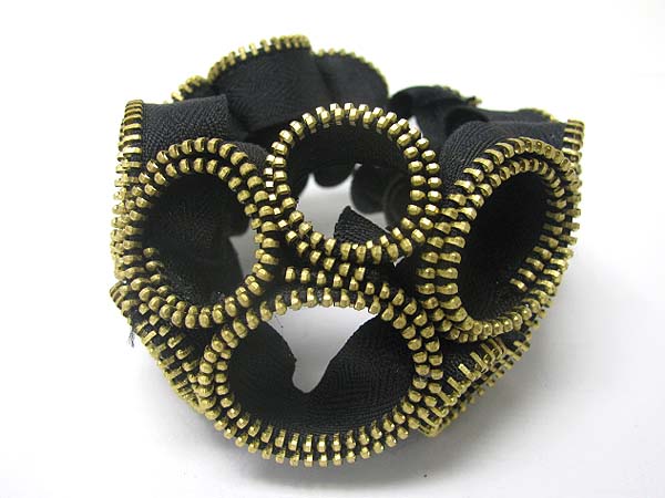 Zipper art fashion bracelet