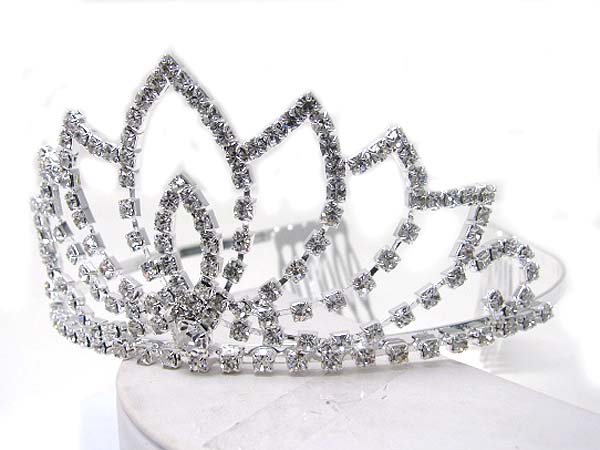 Prom or bridesmaid rhinestone tiara