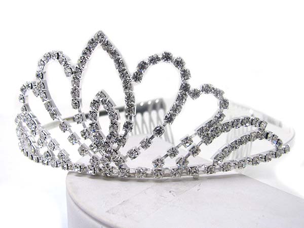 Prom or bridesmaid rhinestone tiara