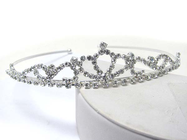 Prom or bridesmaid rhinestone tiara