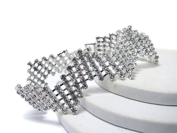 Rhinestone party bracelet