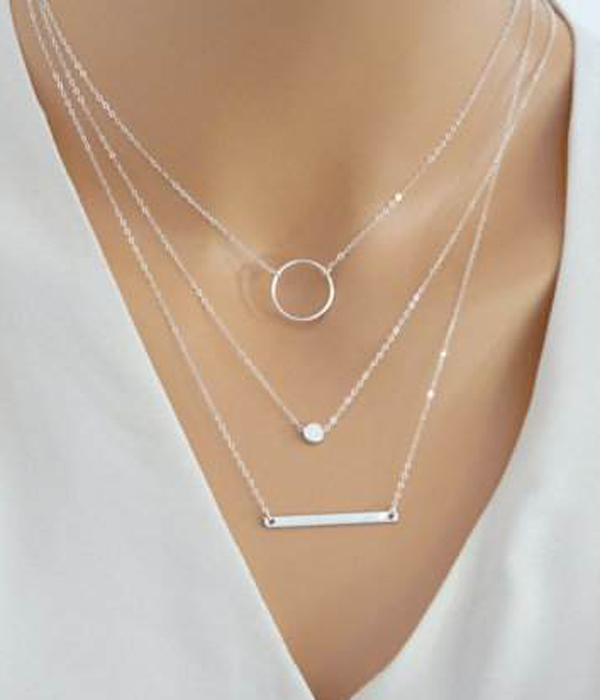 Etsy style layered necklace?