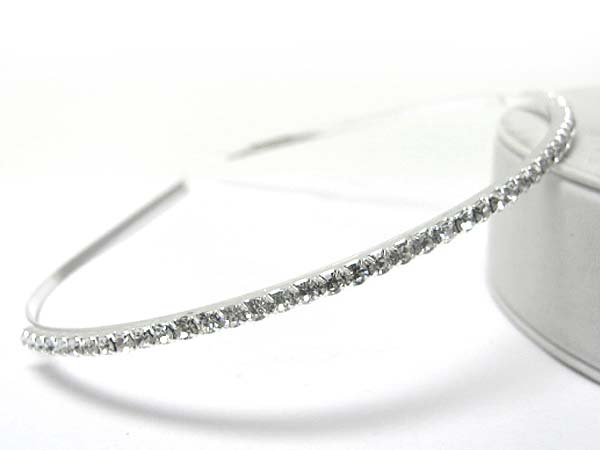 Rhinestone single line headband