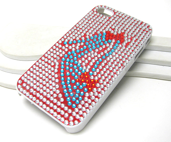 High heel glittering cell phone case- hard case for apple iphone 4g or 4s