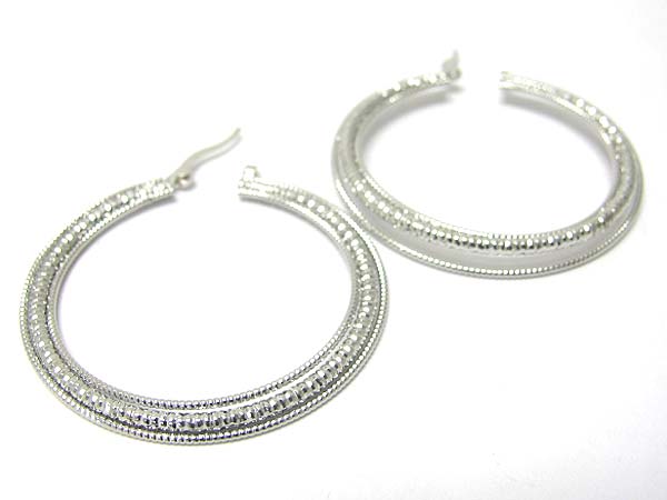 Metal multi hoop earring - hoops