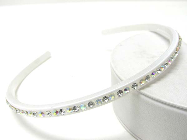 Crystal stud acryl headband