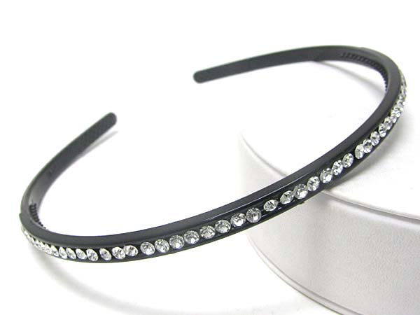 Crystal stud acryl headband