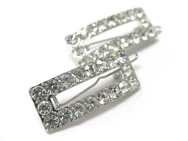 Crystal hair pin - 2 pc set