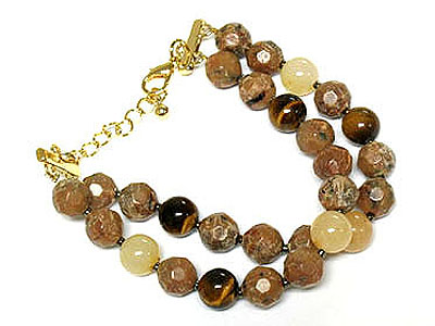 Tiger eye stone beads bracelet