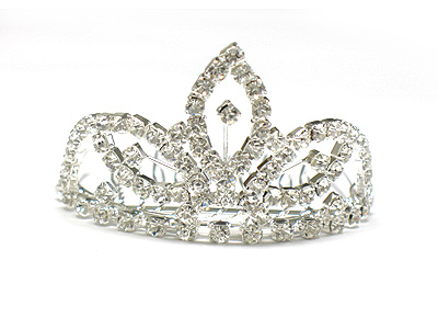 Rhinestone small tiara